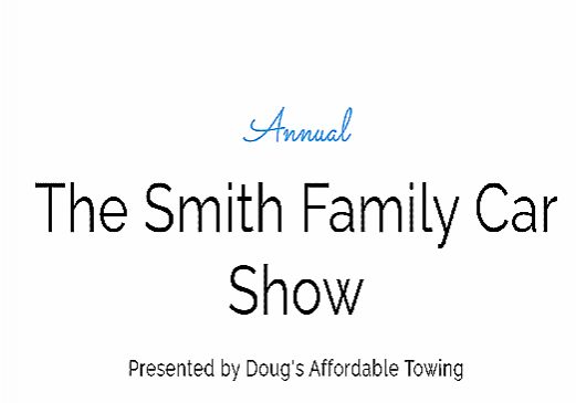 Smith Family Car Show